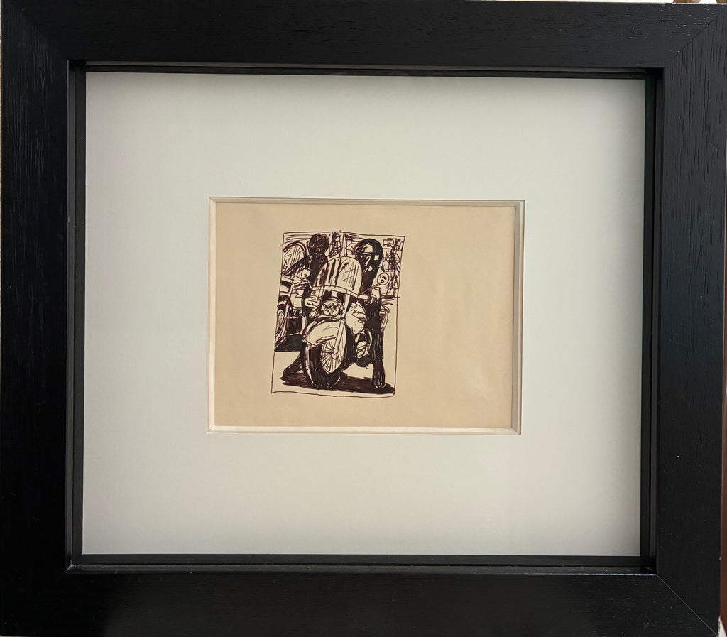 Robert Combas, L'Homme à la moto, 1982