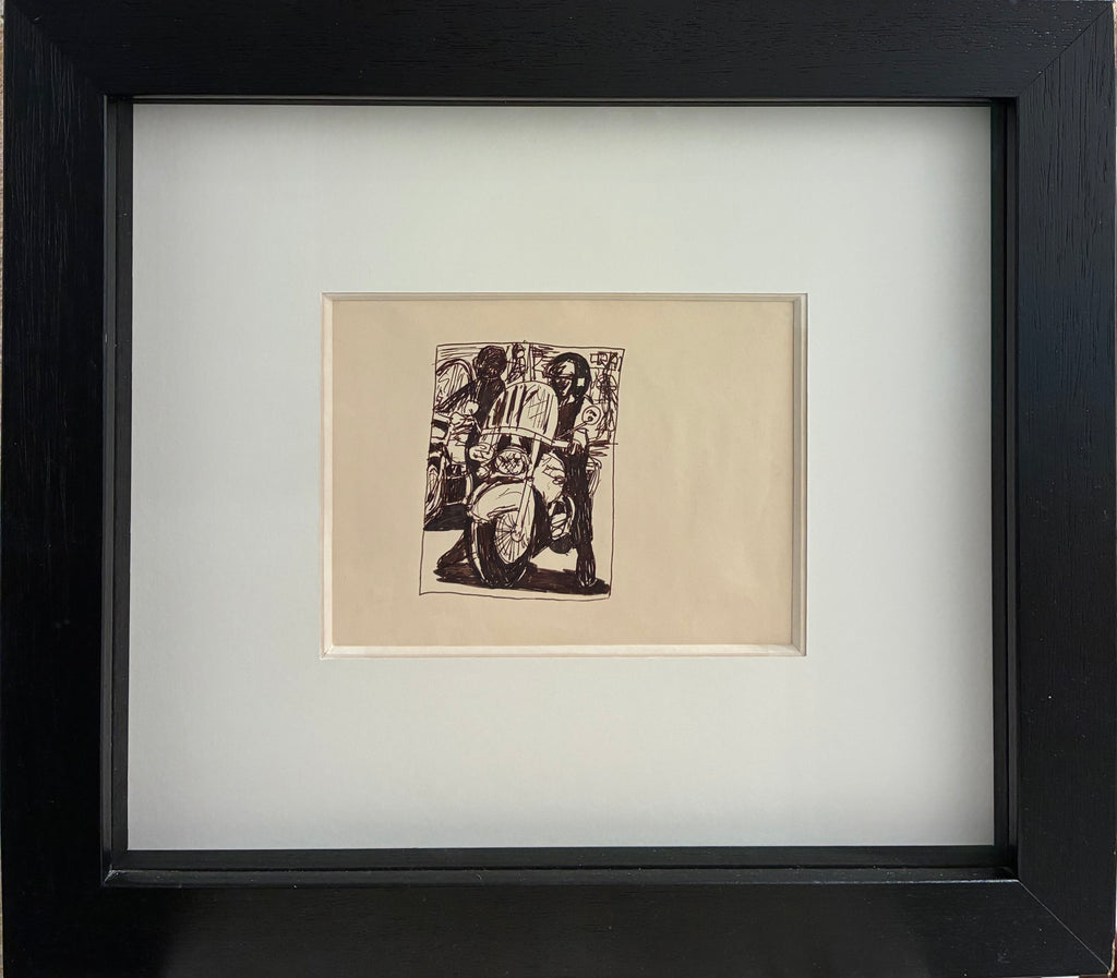 Robert Combas, L'Homme à la moto, 1982