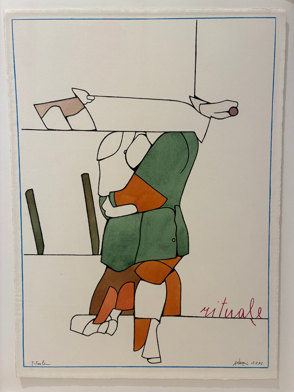 Valerio Adami, Rituale, 1972