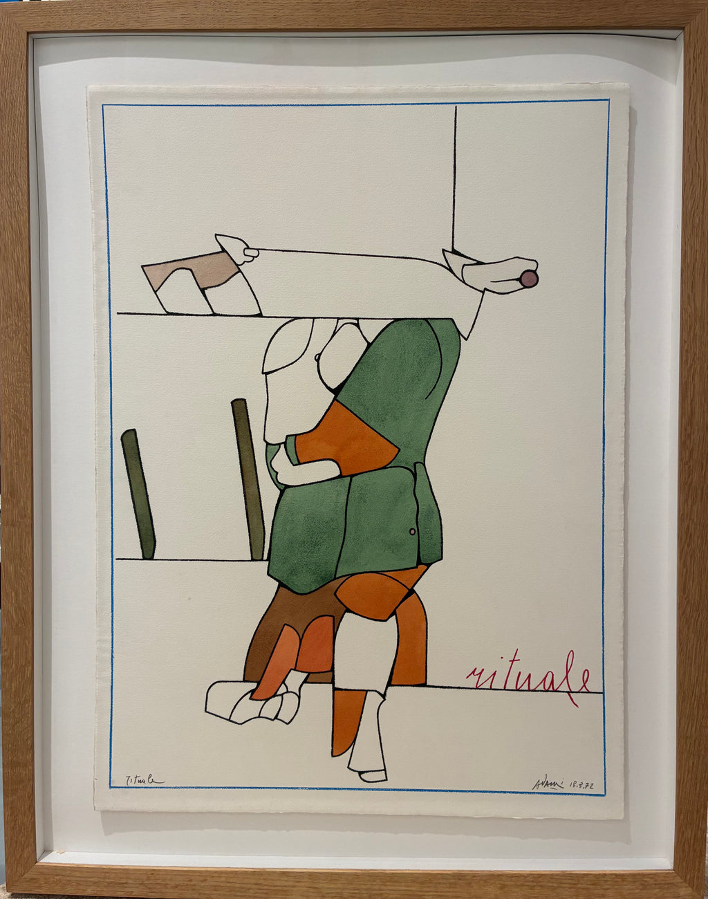 Valerio Adami, Rituale, 1972