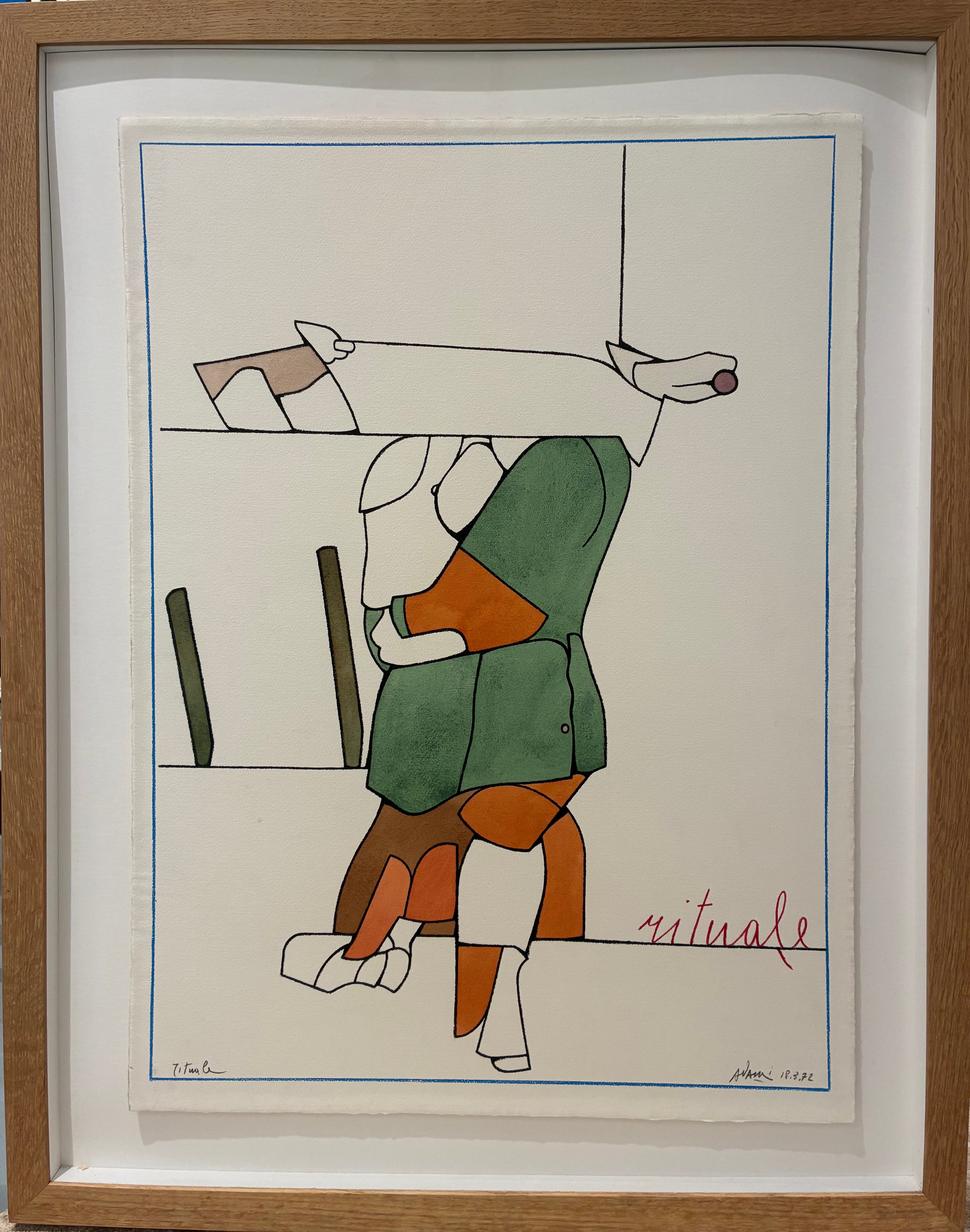 Valerio Adami, Rituale, 1972