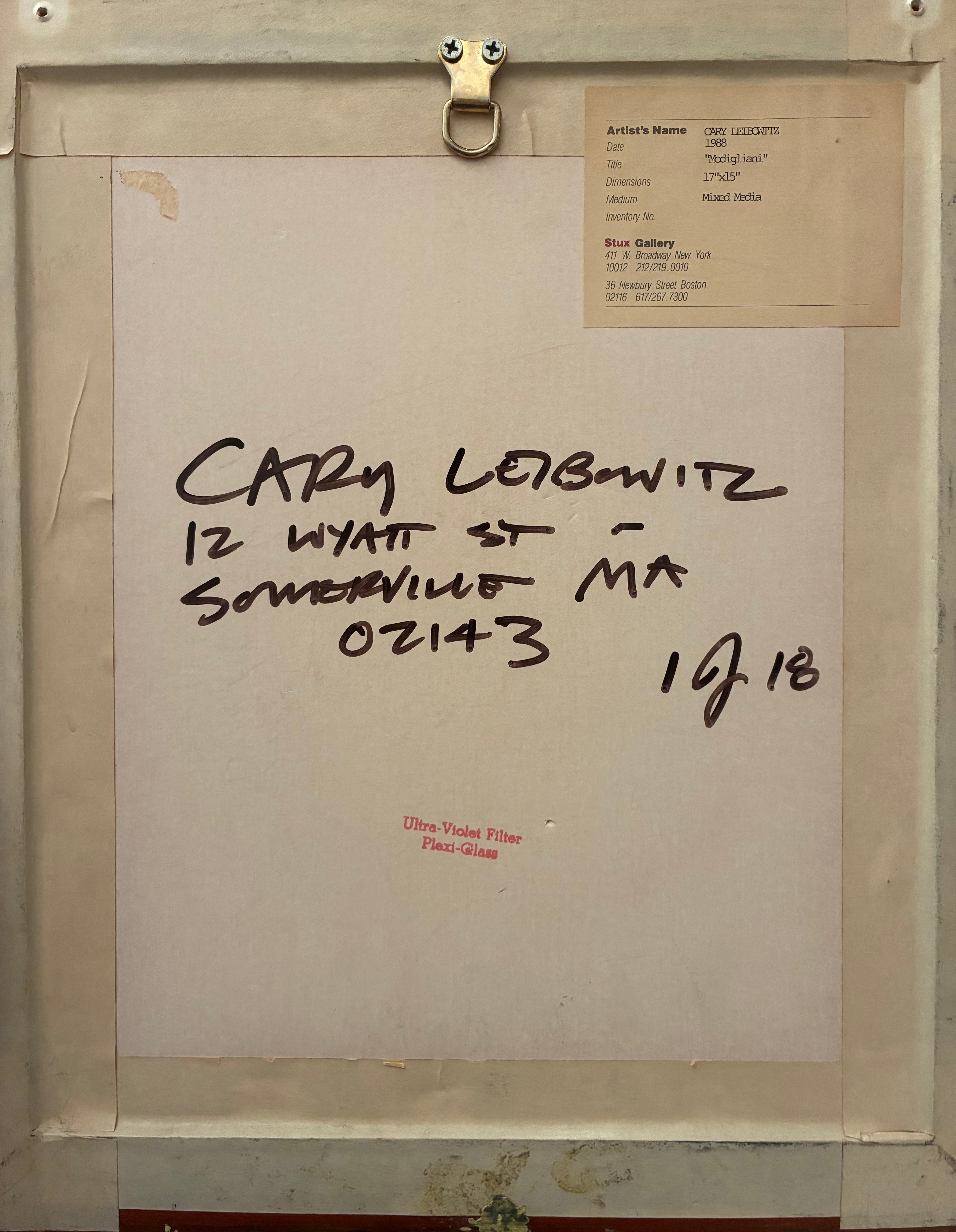 Cary Leibowitz, Modigliani