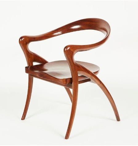 Olivier de Schrijver - Siège en acajou